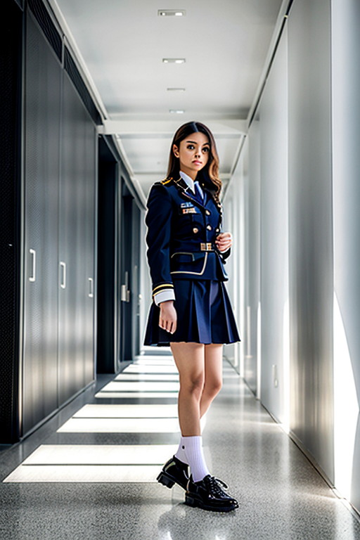 uniform models for girls